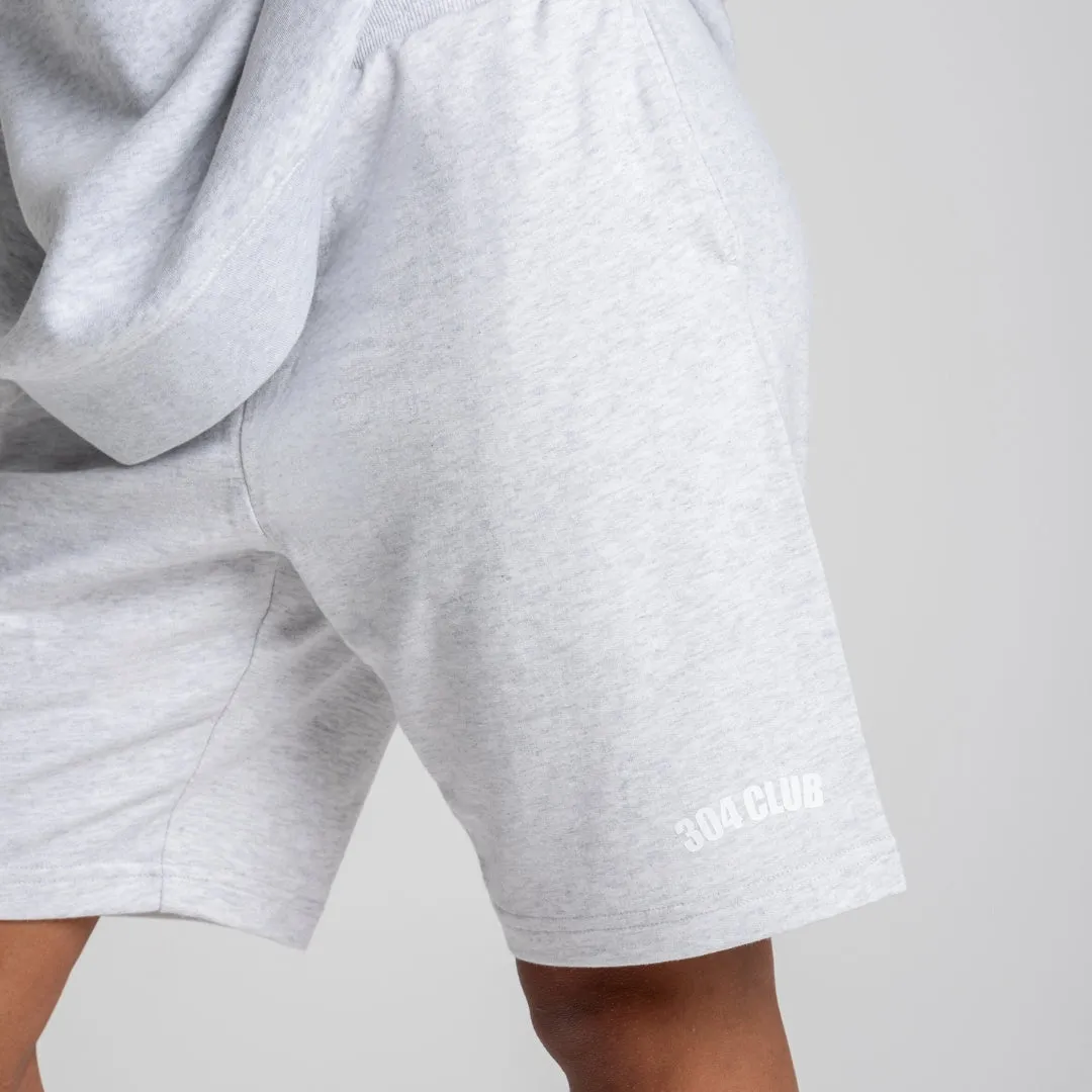 304 Womens Club Shorts White Heather