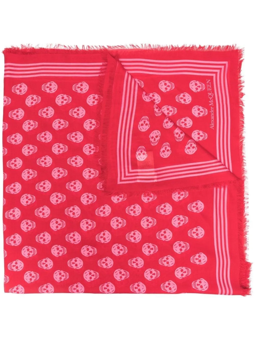 Alexander McQueen Scarfs Red