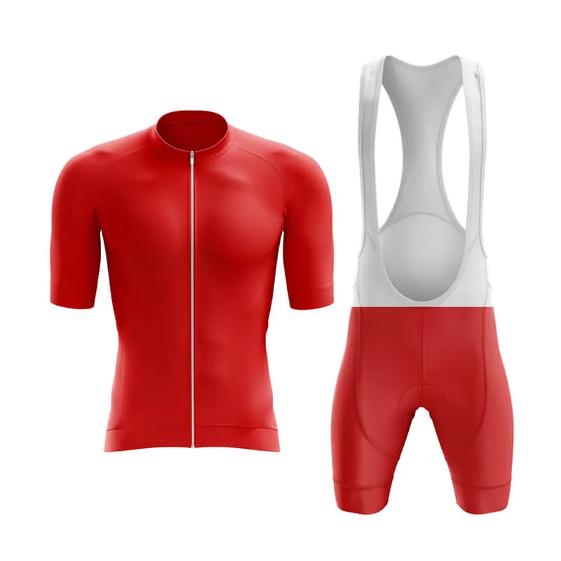 Basic Red Aero Cycling Kit