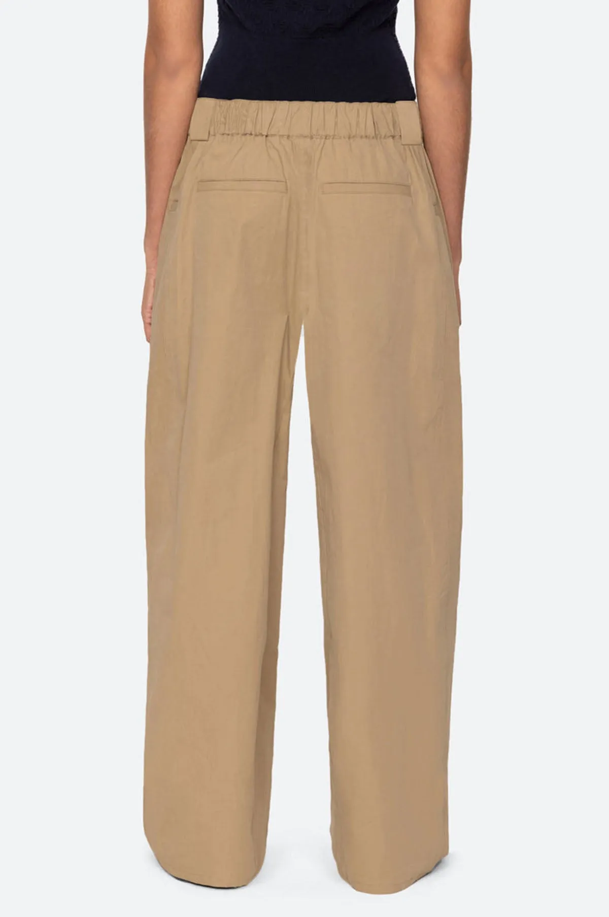 Belle Stone Washed Chino Jeans Khaki