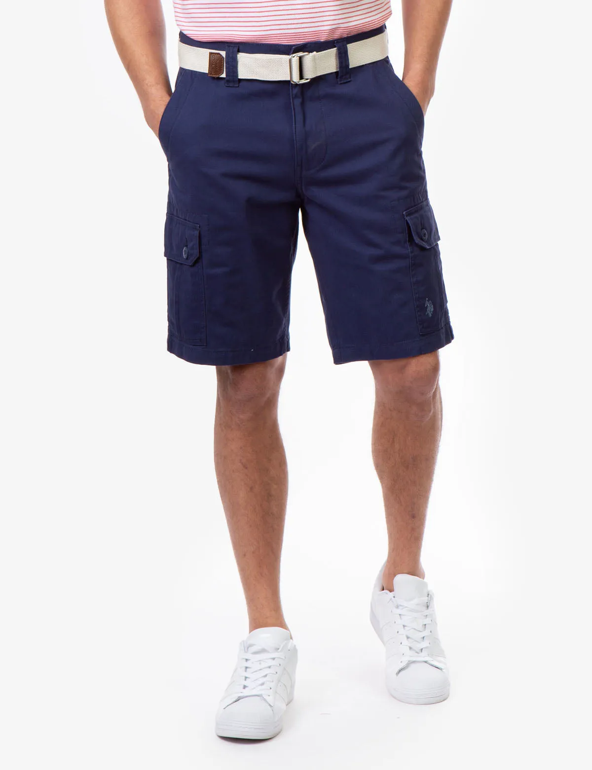 BELTED CARGO SHORTS