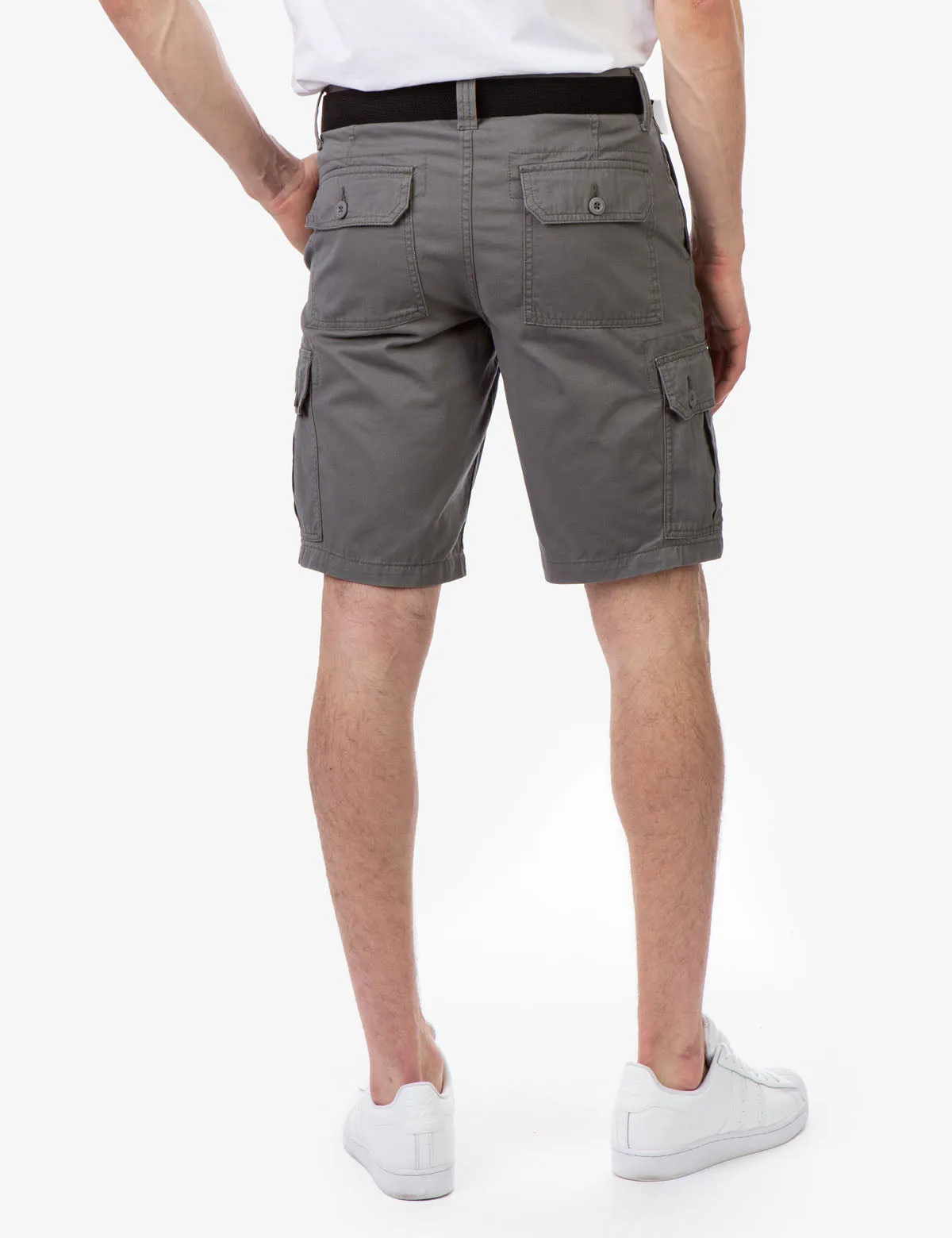 BELTED CARGO SHORTS