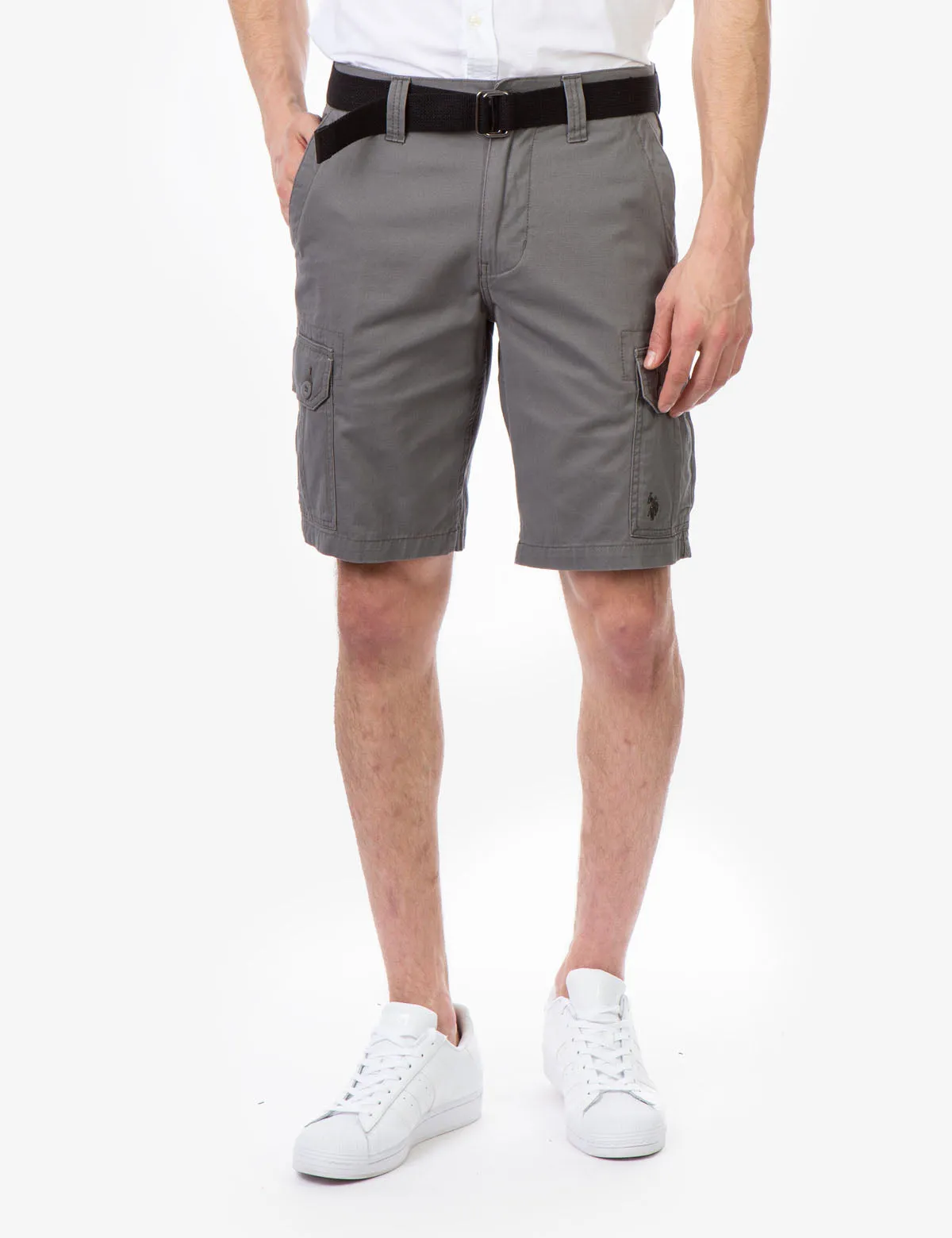 BELTED CARGO SHORTS