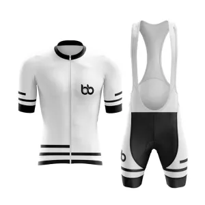 Bicycle Booth Outline (White) Aero Cycling Kit