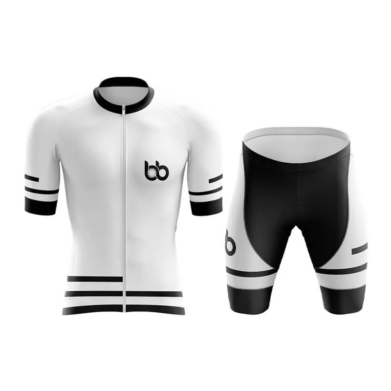 Bicycle Booth Outline (White) Aero Cycling Kit