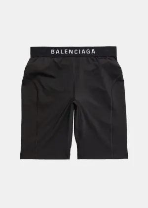 Black Athletic Cycling Shorts