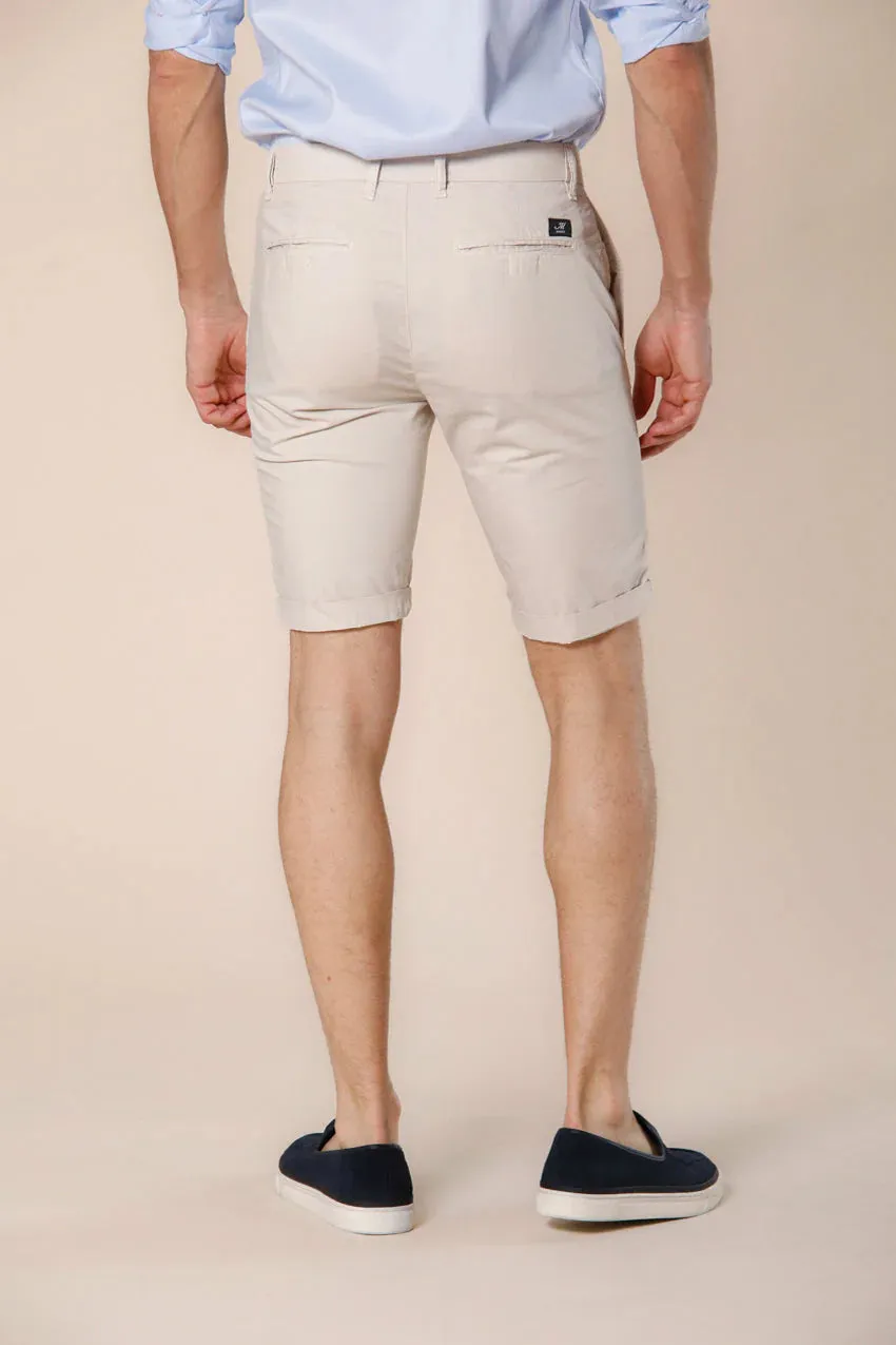 Bone Stretch Cotton Bermuda Shorts - Mason's