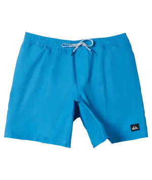 Boys Everyday Solid Volley Shorts in Swedish Blue