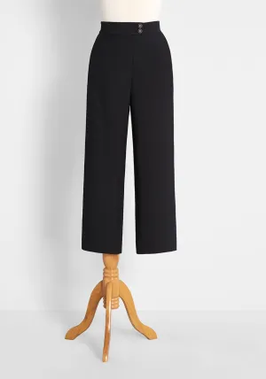 Calmness and Couture Cropped Pants