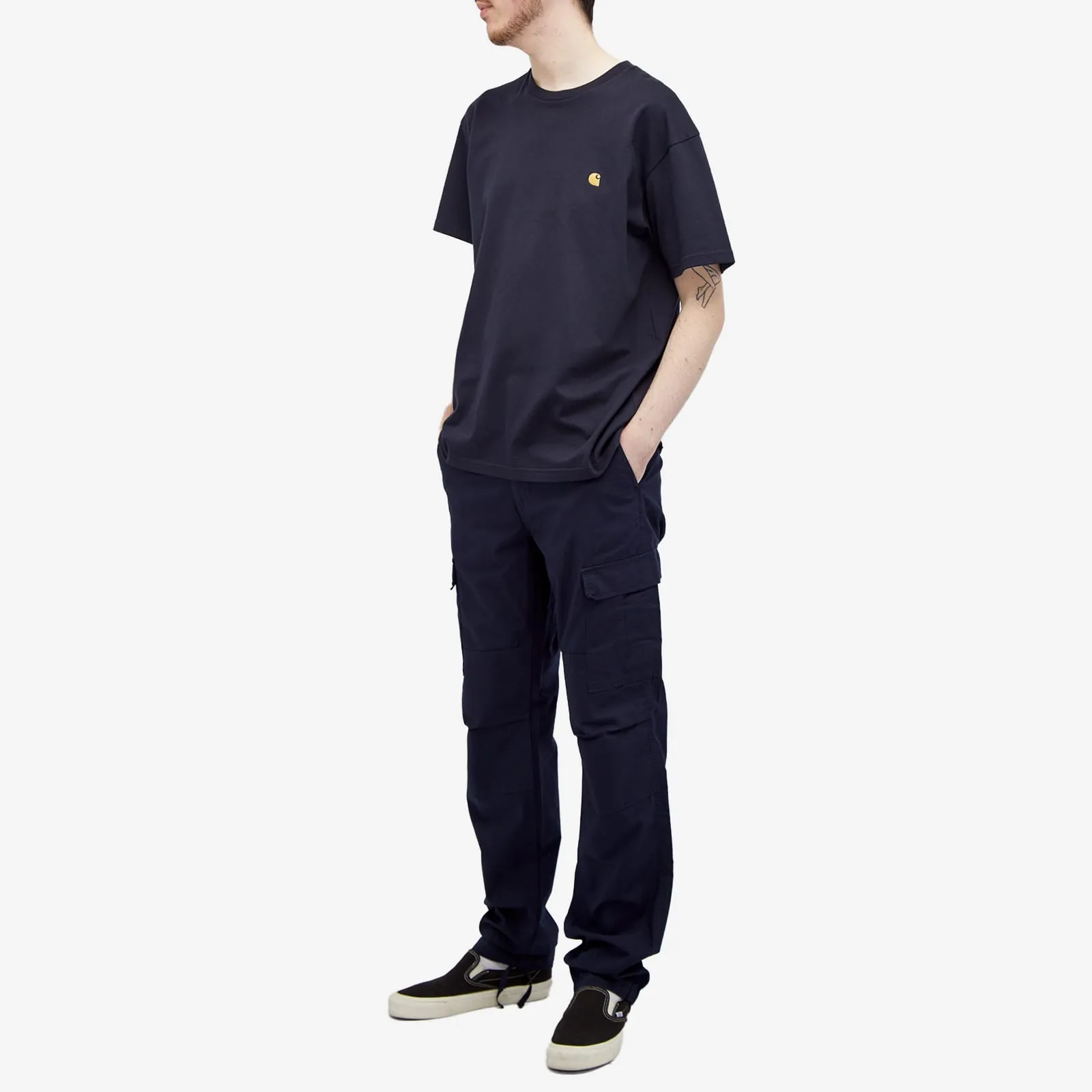 Carhartt Wip Aviation Pants, dark blue