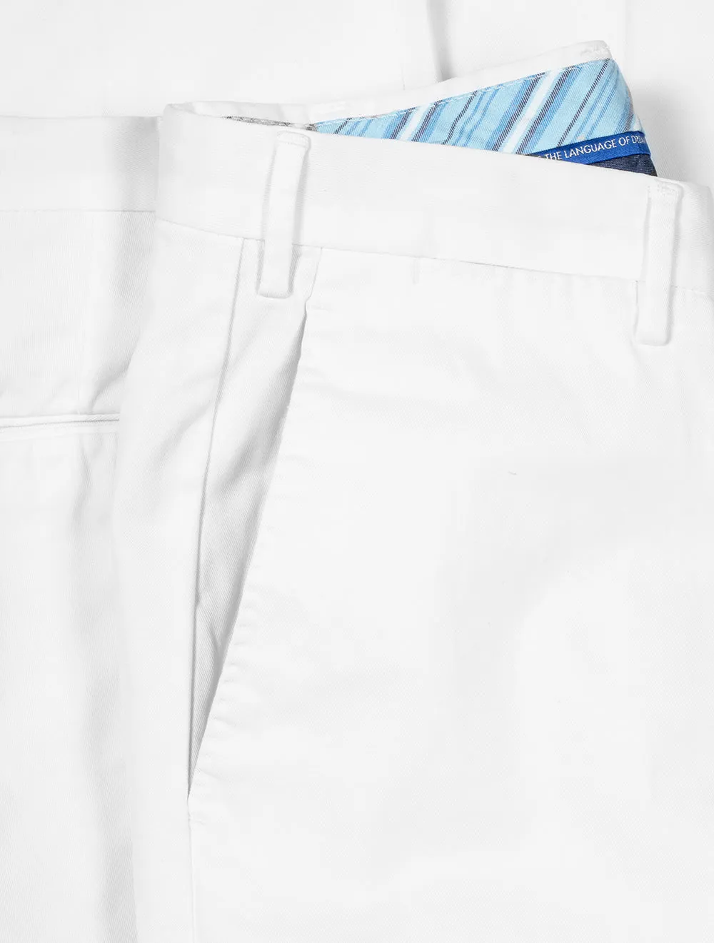 Cotton Chino White