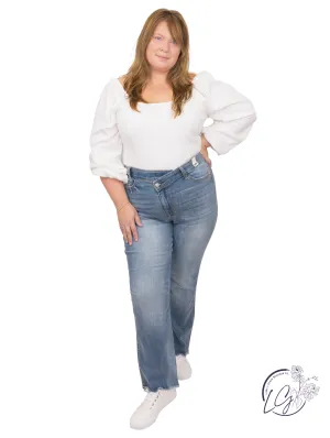 Curvy Victoria  Dad Jean Straight By Judy Blue