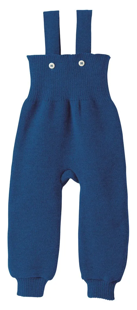 Disana Baby/Toddler Pants with Straps, Knitted Merino