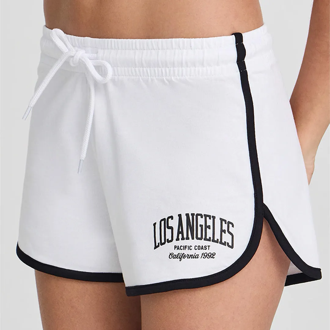 Drawstring Waist with Contrasting Profile Shorts