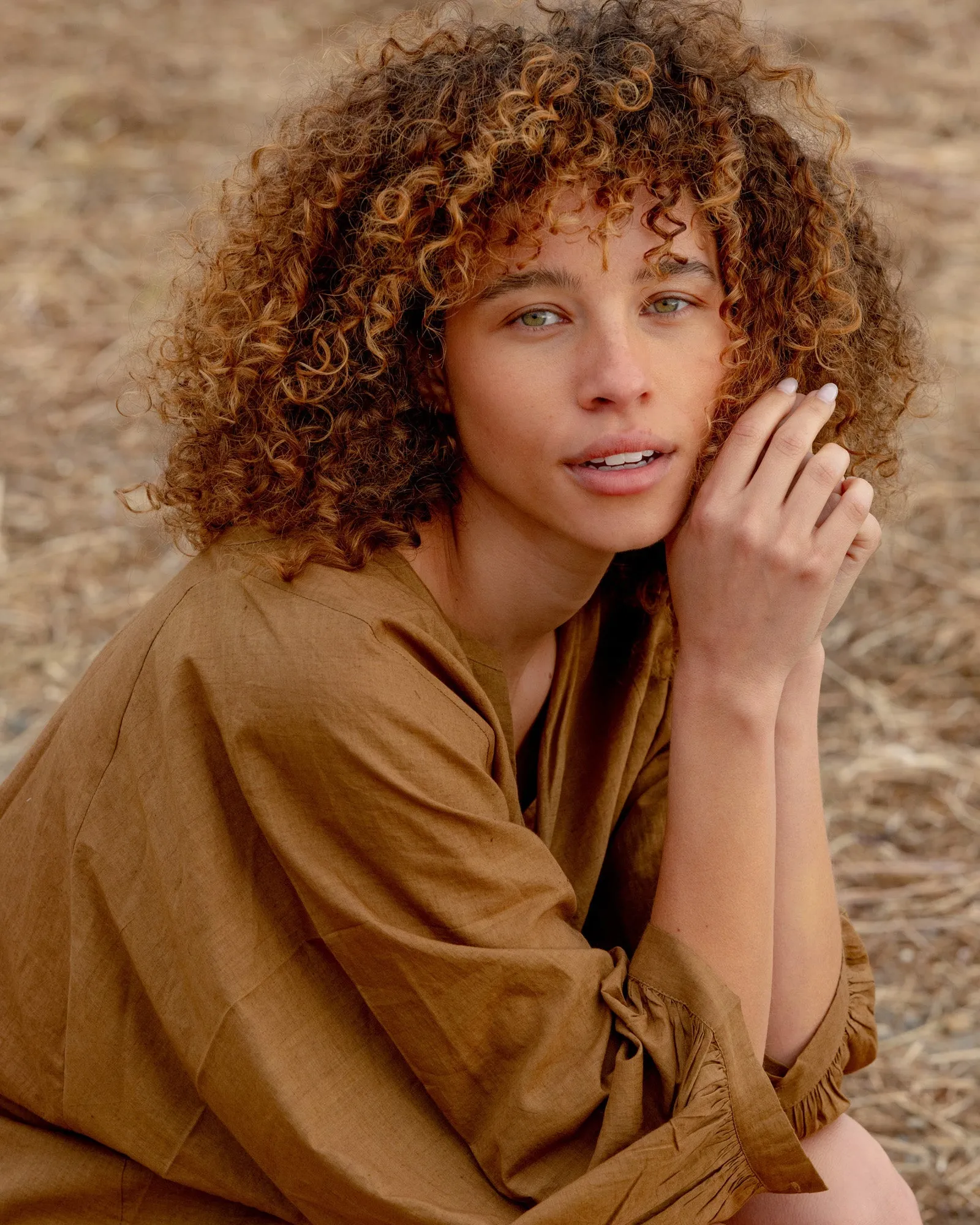 Dusty Brown Oversized Shirt