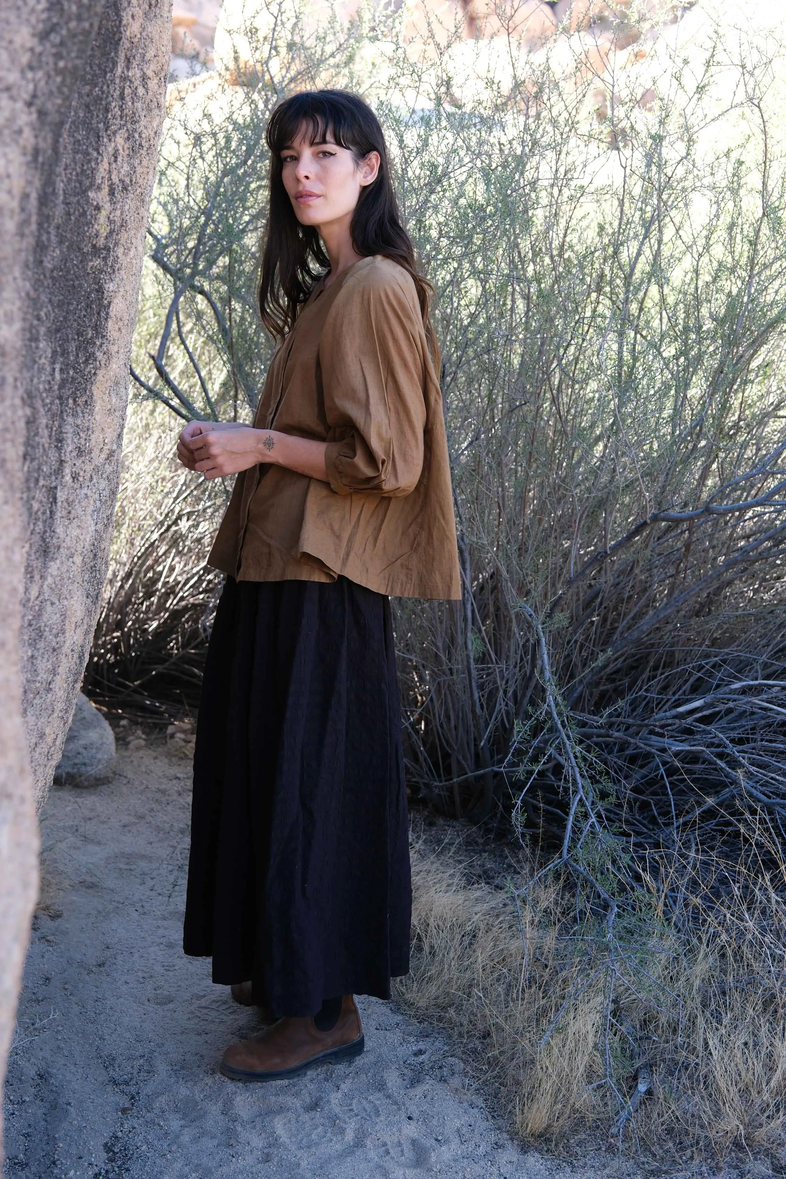 Dusty Brown Oversized Shirt