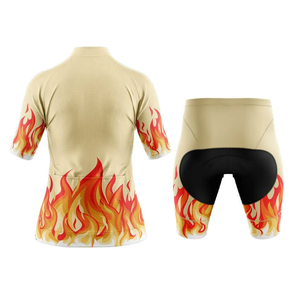 Elemental Fire (Yellow) Aero Cycling Kit