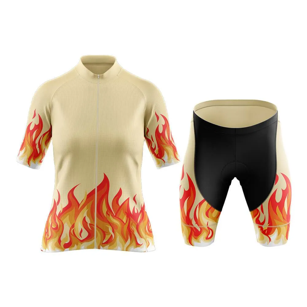 Elemental Fire (Yellow) Aero Cycling Kit