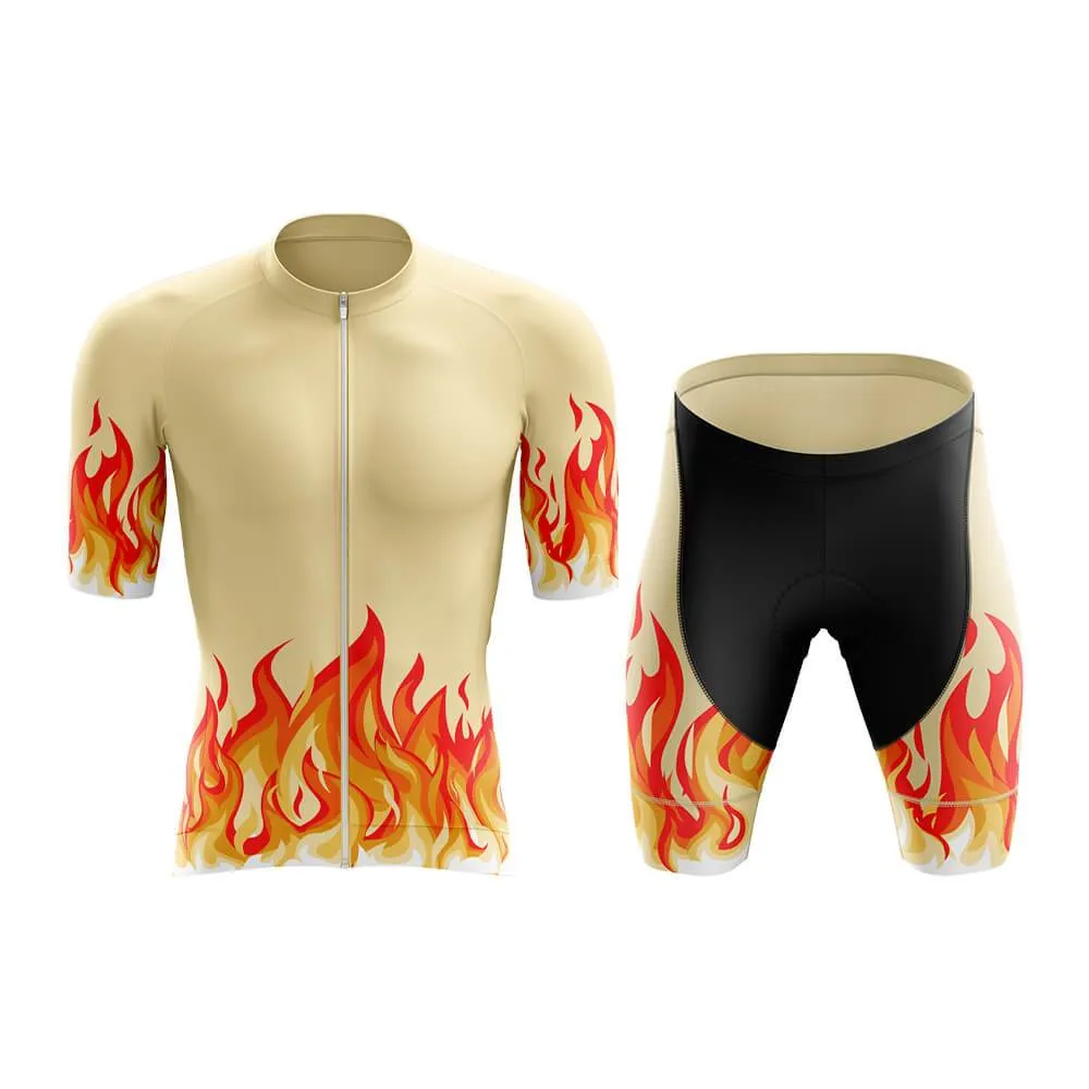 Elemental Fire (Yellow) Aero Cycling Kit