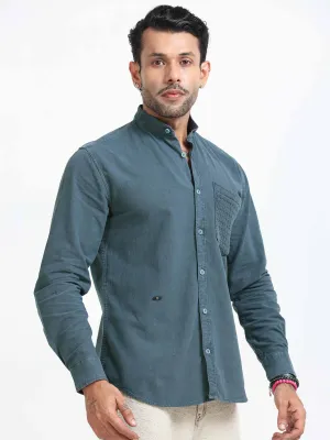 Elevated Essentials Comfort Shirt In Blue