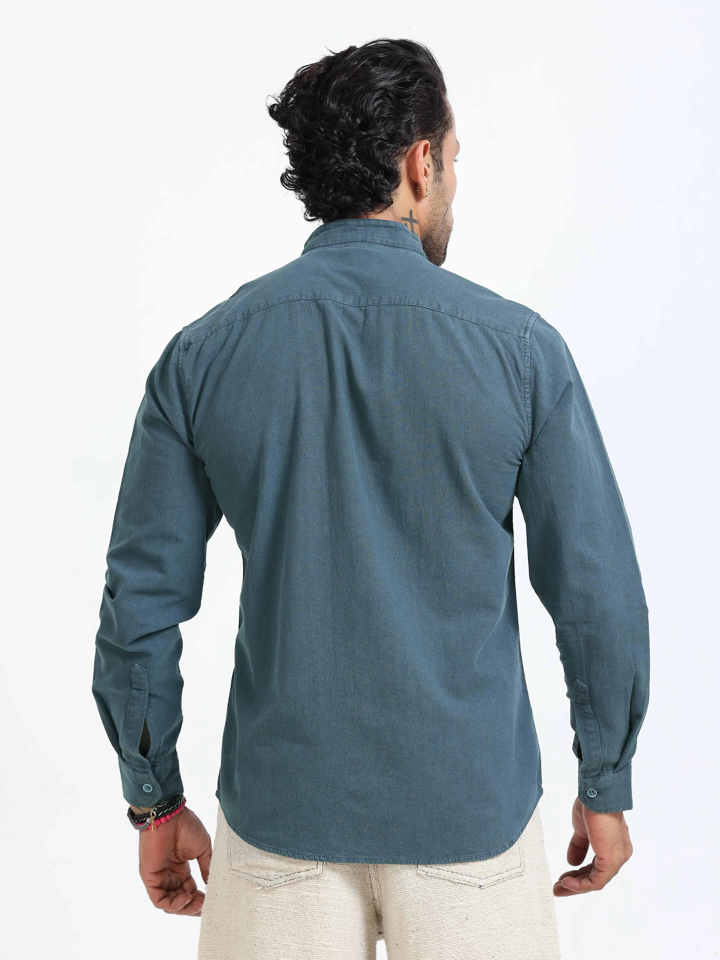 Elevated Essentials Comfort Shirt In Blue