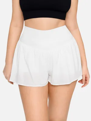 Feelingirl Leisure Solid Sports Shorts