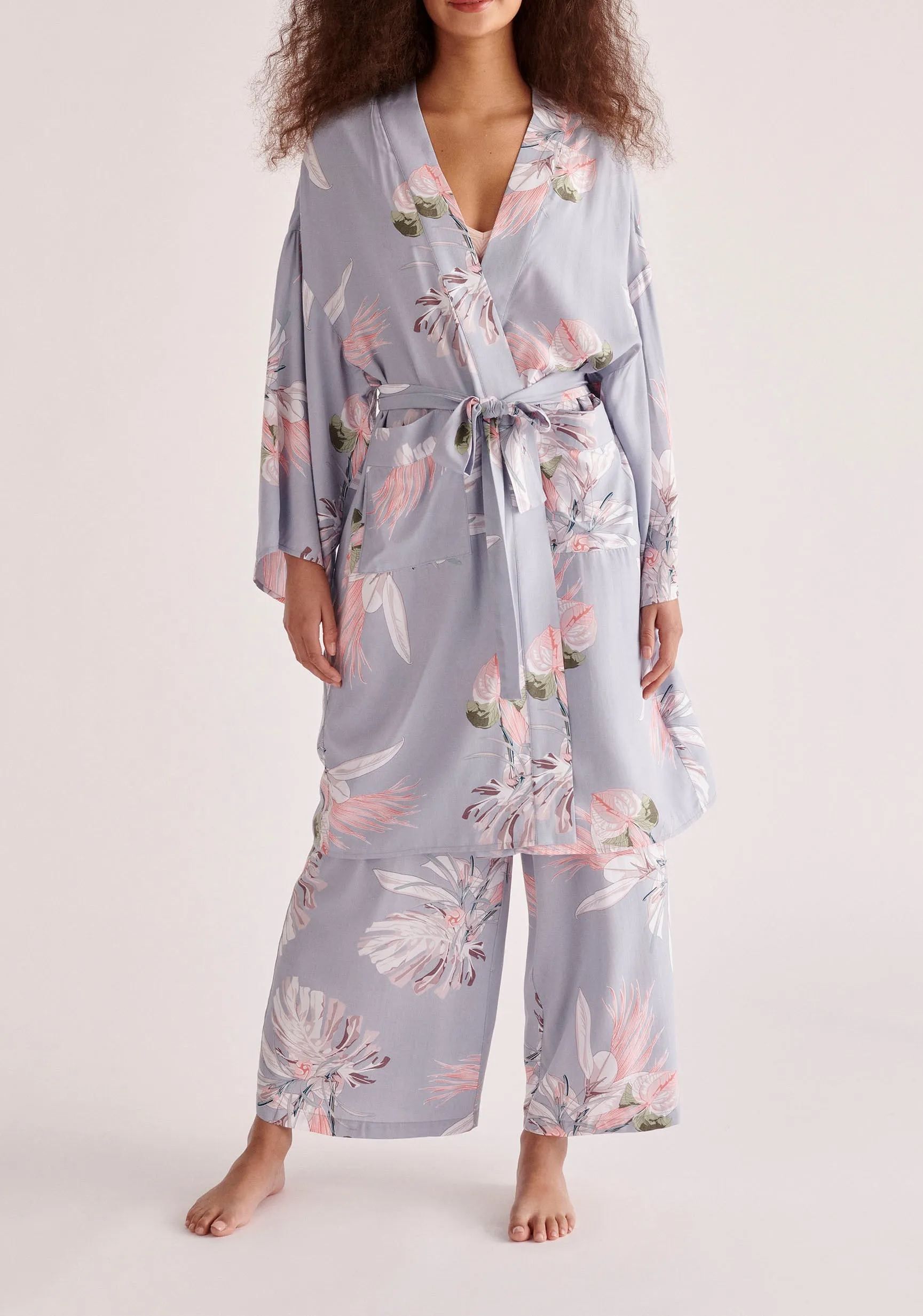 Floral Kimono Robe