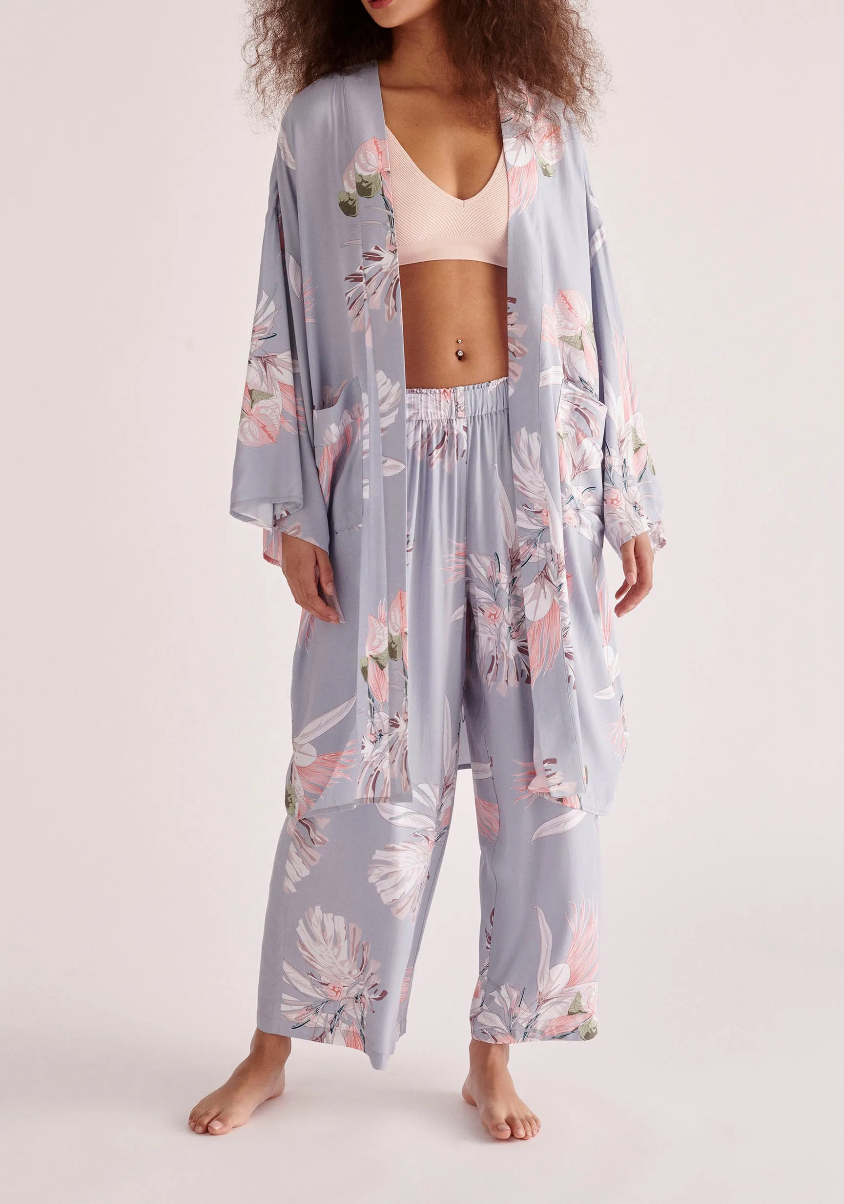 Floral Kimono Robe