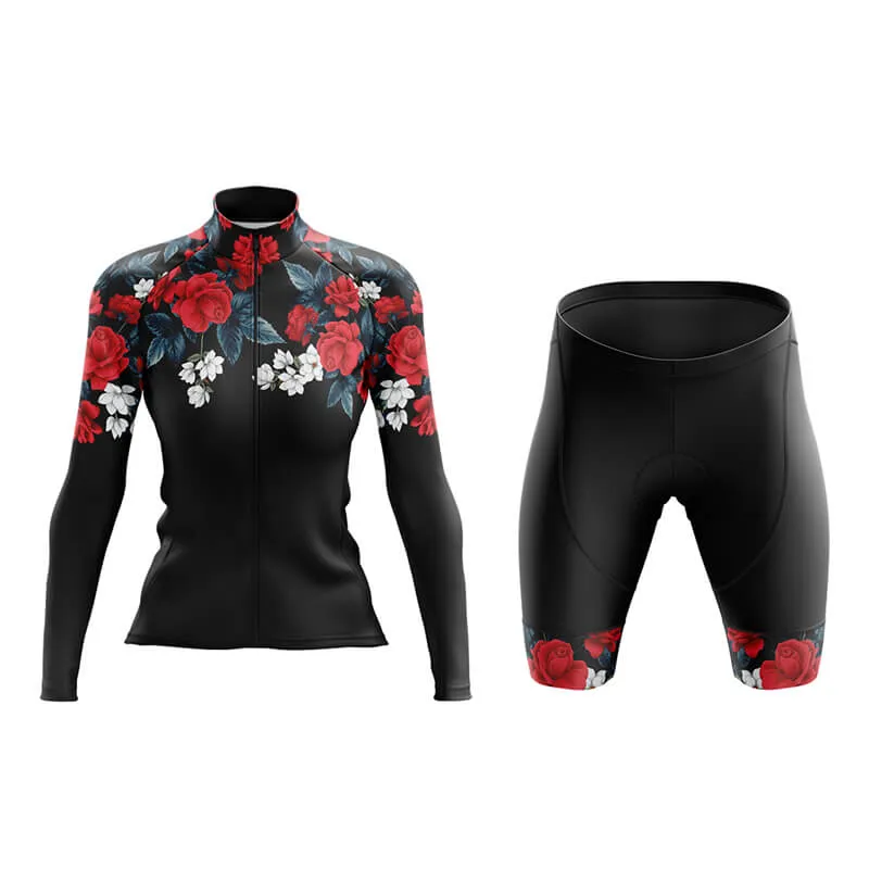 Floral Neck Valentine Aero Cycling Kit