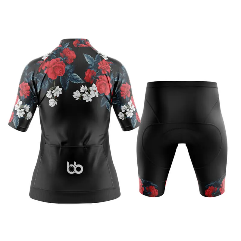 Floral Neck Valentine Aero Cycling Kit