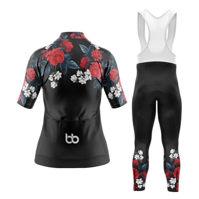 Floral Neck Valentine Aero Cycling Kit