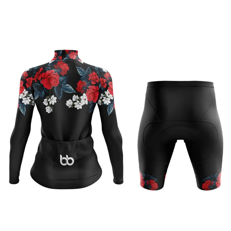 Floral Neck Valentine Aero Cycling Kit