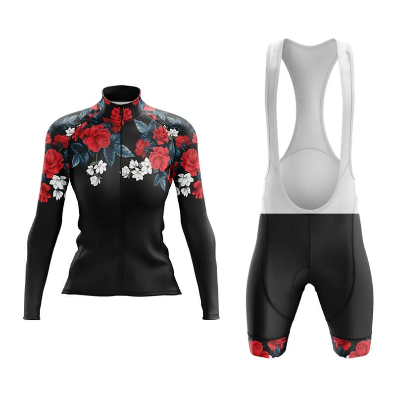 Floral Neck Valentine Aero Cycling Kit