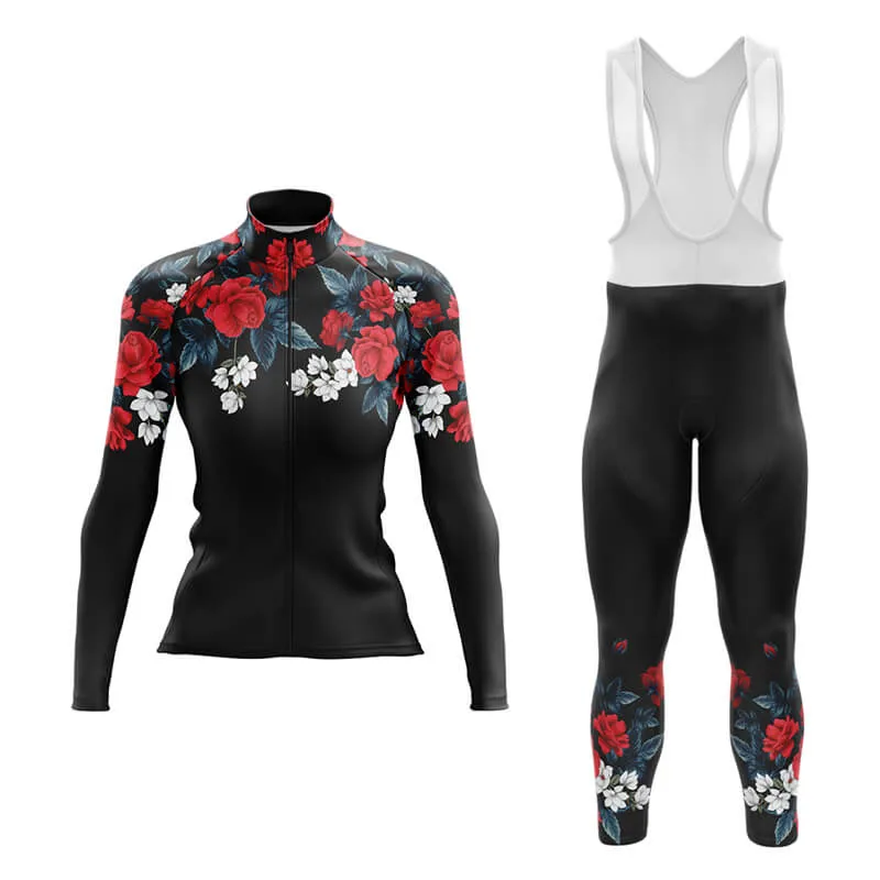 Floral Neck Valentine Aero Cycling Kit