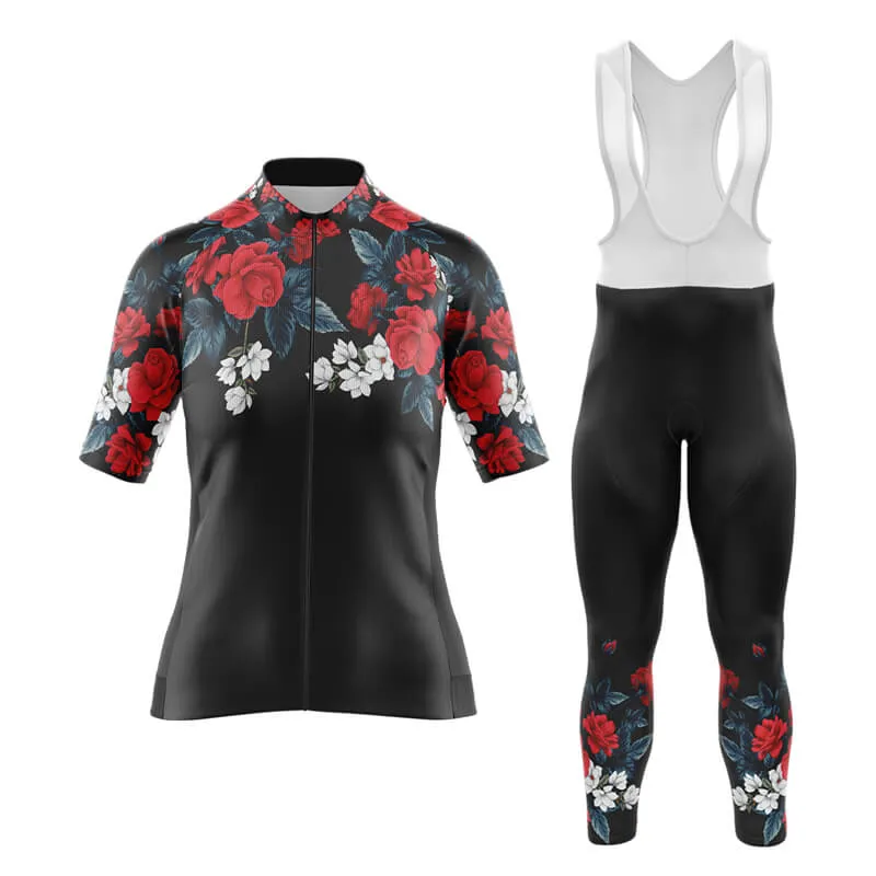 Floral Neck Valentine Aero Cycling Kit