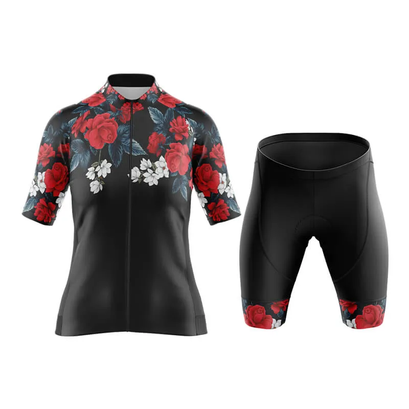 Floral Neck Valentine Aero Cycling Kit