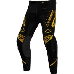 FXR  Revo MX Pant Lightweight Breathable Mesh Dual Layer Slim Fit Black Gold