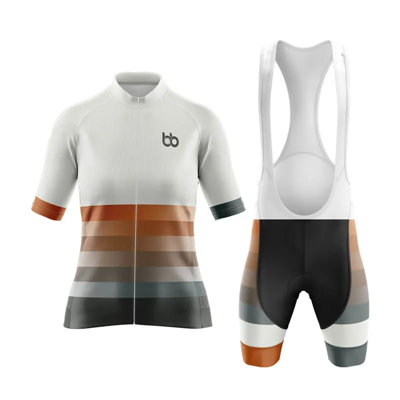 Gradient Frequency Aero Cycling Kit (White-Orange-Grey)