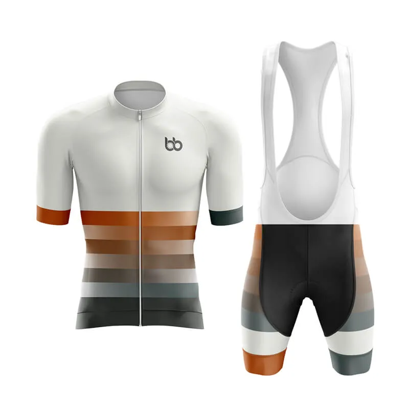 Gradient Frequency Aero Cycling Kit (White-Orange-Grey)