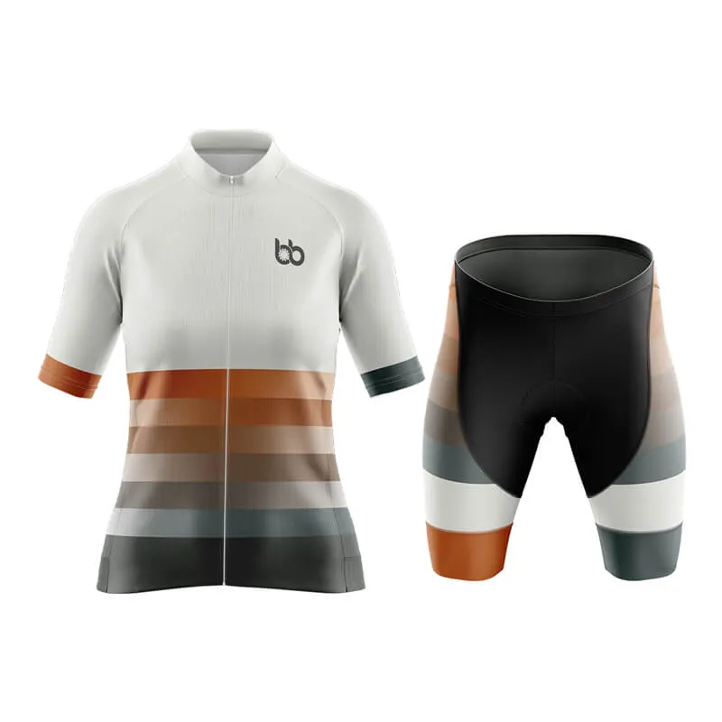 Gradient Frequency Aero Cycling Kit (White-Orange-Grey)