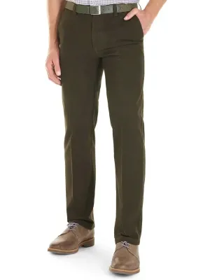 GURTEEN Trousers - Longford Autumn Stretch Cotton Chinos – Bracken