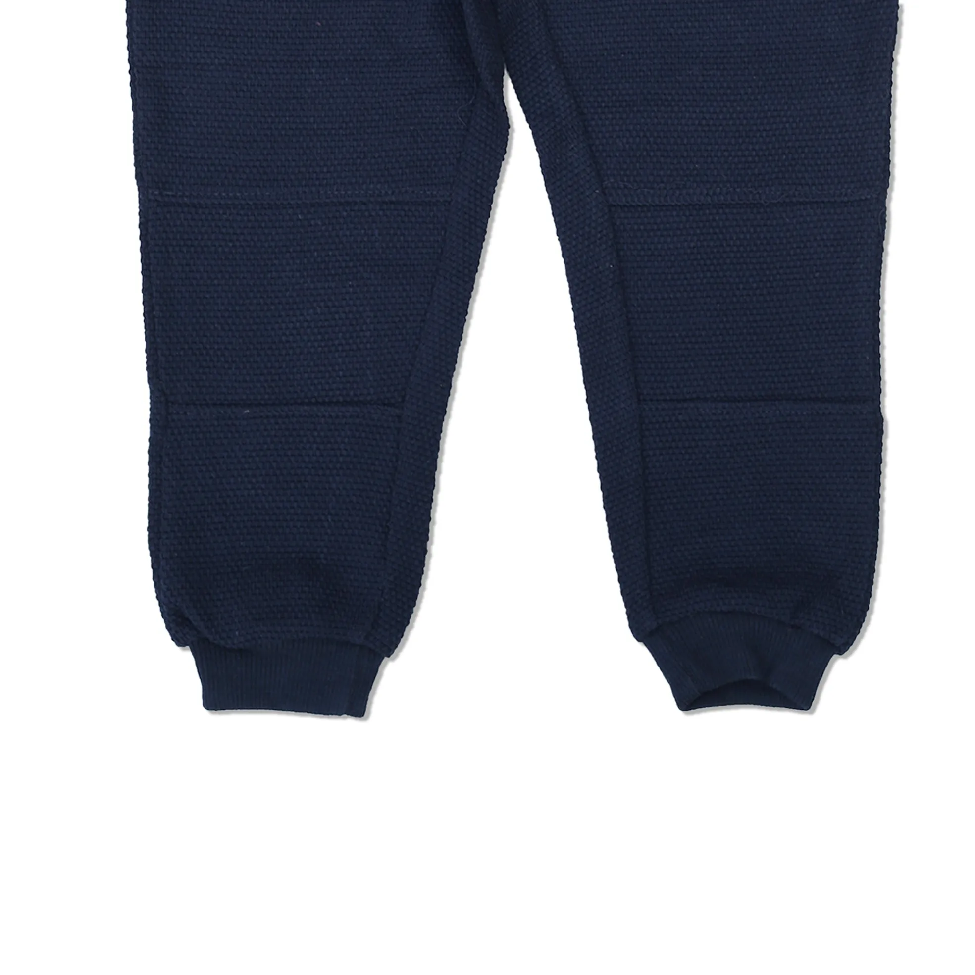 HB - Kids 'Navy' Elasticated Drasting With Pockets Terry Jogger Trousers HB1198