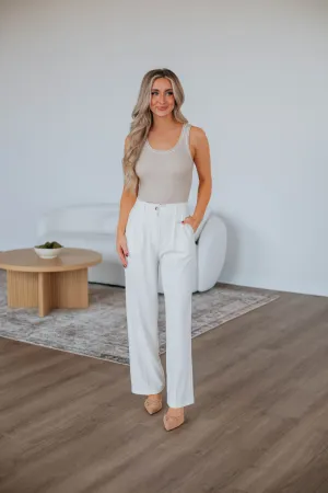 Kendra Trousers - Ivory