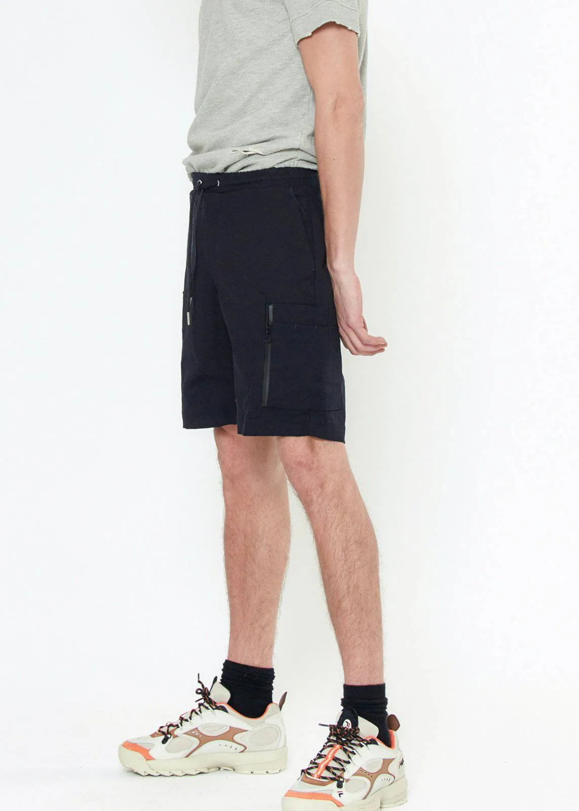 Konus Men's Cargo Shorts in Dark Navy