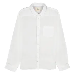 La Paz Button Down Shirt Ecru Linen