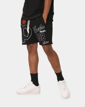 Loiter Paradise Fleece Shorts Black