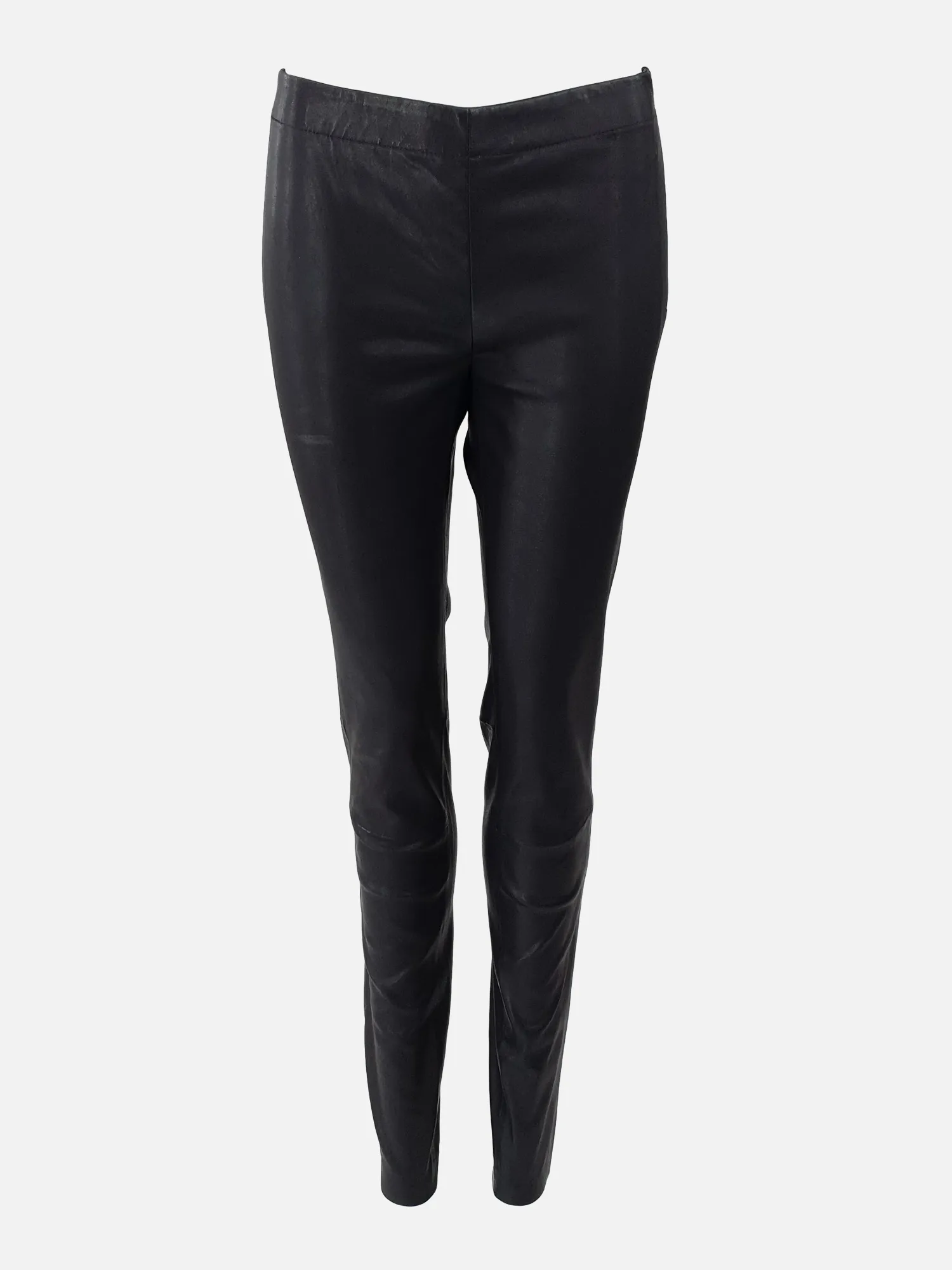 Luna Trousers - Lamb Stretch Leather - Women - Black