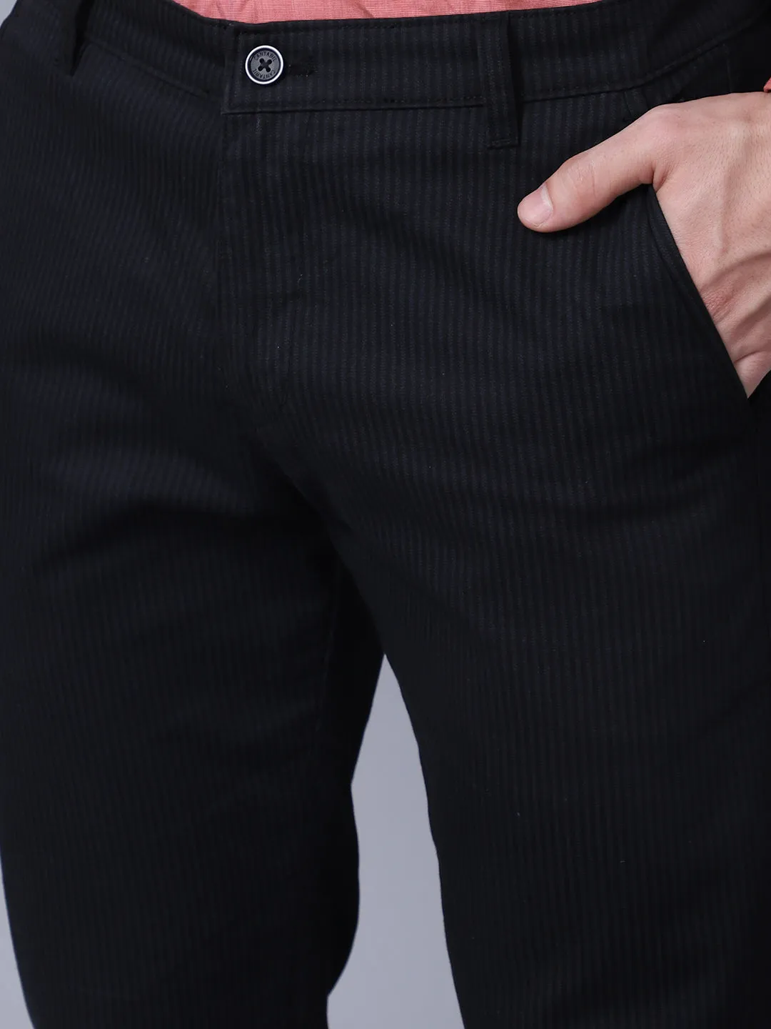 Mens Black Trouser