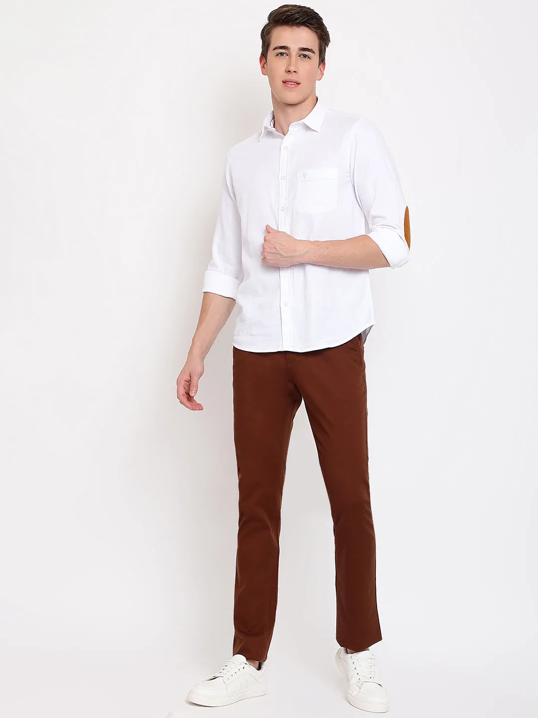 Mens Brown Trouser