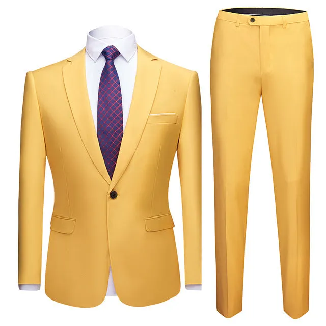 Men'S Business Casual Groomsman Wedding Suit Jacket